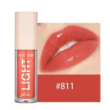 Lip gloss lip tint lip balm lip liner hard-to-remove coloring waterproof long-lasting lip creamy matte liquid shimmer lip gloss, d811, 1 piece