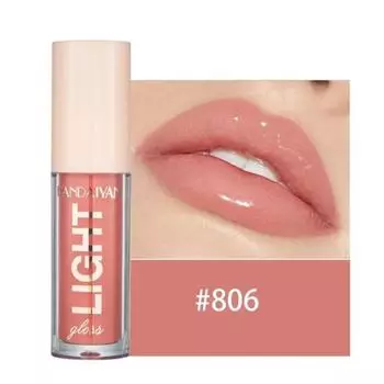 Lip Gloss Moisturizing Mirror Shimmer Pearl Liquid Lipstick Tint Waterproof Long Lasting Lip Glaze Sexy Lips, 806, 06 806, 1 Piece