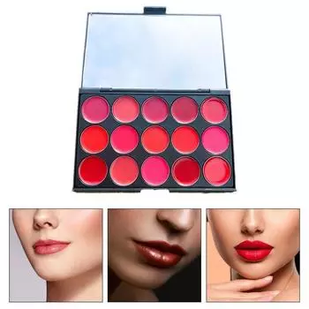 Палитра для губ Lip Palette Bar Wedding Beginner s Lip Palette Moisturizing Makeup Set 15 Colours, палитра для губ, 1 шт.