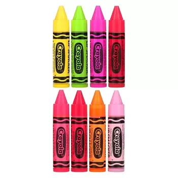 Lip Smacker, Crayola, бальзам для губ, праздничная упаковка, 8 упаковок, 4,0 г (0,14 унции) за упаковку