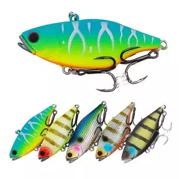 Lip Weight Vibration 60mm 12g Out Metal Bass Fishing of 5 [PB Lure] (Set Colors)