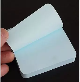 Липкие палочки круглые x 120 шт., полнолицевые, уголки, пастель, 7,5 x 7,5 см, (синий (светло-синий))