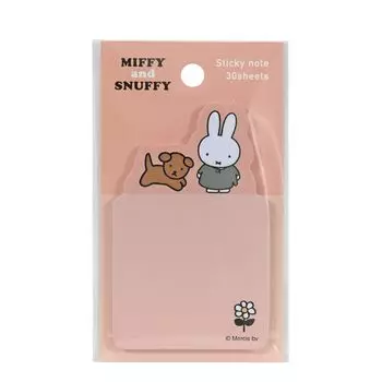 Липкие заметки Miffy розовые MF781B