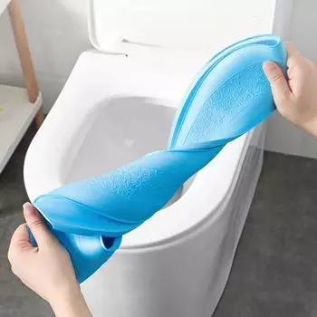 Липкий коврик для унитаза EVA водонепроницаемый чехол для сиденья унитаза универсальный многоразовый чехол для ночного табурета аксессуары для ванной комнаты декор для ванной комнаты чехол для унитаза синий