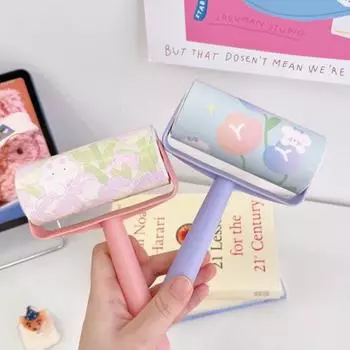 Липкий ролик для удаления пыли, эффективное удаление пыли, мини-прочный ролик для шерсти домашних животных, ковровая бумага для ванной комнаты E