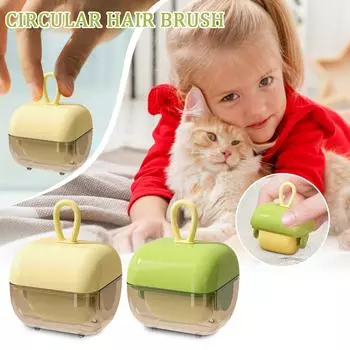 Липкий ролик для волос, моющийся липкий ролик для волос, многоразовое средство для удаления волос, портативное средство для удаления шерсти домашних животных для одежды, путешествия домой One Size зелёный