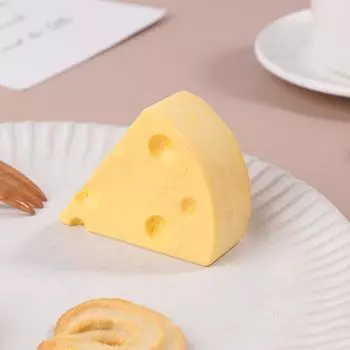 Липкий сыр Медленно отскакивающий щипковый декомпрессионный клапан Игрушка Медленно поднимающийся Супер мягкий на ощупь Инструмент для декомпрессии для студентов