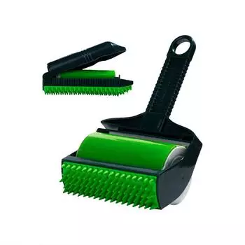 Липкий валик для удаления волос с домашних животных, портативная щетка для удаления ворса, многоразовый, моющийся, ручной, липкий валик для удаления ворса для чистки одежды 2pcs