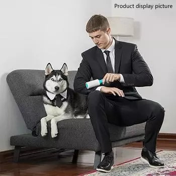 Липкий валик для волос, ролик для удаления волос с насадками, средство для удаления липкости, волосы для собак, удаление пыли, инструменты для чистки пуха одежды абрикосовый