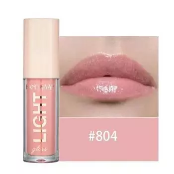 Lipstick Set Mirror Water Glitter Lip Gloss Glossy Moisturizing Transparent Oil Lasting Primer Hydrating Plump Lipstick Makeup 1 Piece, 804, 804