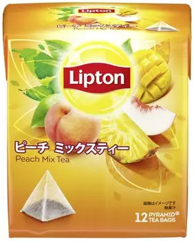 Lipton Black Tea Peach Mix Tea Tea Bags 12 x 6