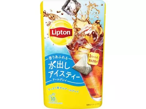 Lipton Tea Cold Brew Iced Tea Earl Gray Tea Bags 10 bags x 6 Brew Black [Cold Tea]