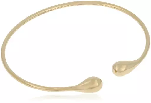 LIQUID METAL Gold Tone Stainless Steel Flex Cuff SKJ1770710 [Skagen] Женский браслет, золотой
