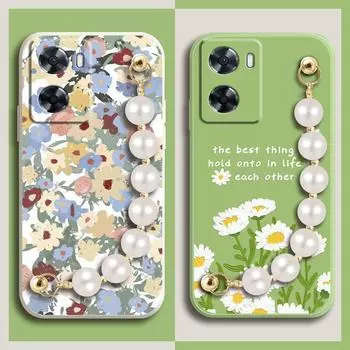 Liquid silicone shell soft shell Phone Case For OPPO A57 4G 2022 Lens bump protection Skin-friendly feel Anti-fall OPPO A57 4G 2022