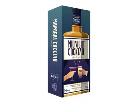 LIQUOR GAMERS CLUB Настольная игра Midnight Cocktail для 2–6 игроков в возрасте от 20 лет и старше Игра Mystery x Strategy