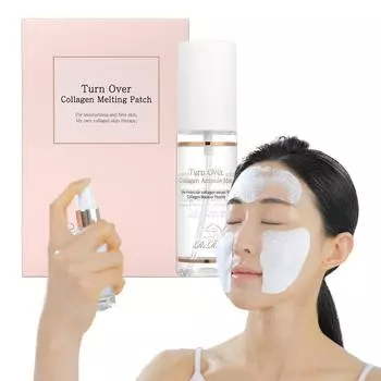 Lir Cosmetics Turnover Коллагеновые плавящиеся патчи 9шт + Коллагеновый спрей 50мл