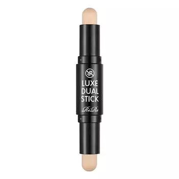 Lire Luxe Dual Contouring Stick 3 г, тональная основа и консилер, 1 шт.