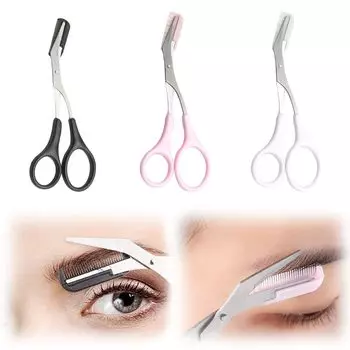 Liroyal Eyebrow Ножницы для бровей с бровями Включает в себя Легко для эргономичного Легко для безопасного Красота Создайте изысканную бровь