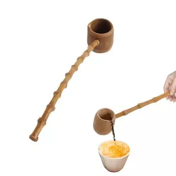 Liroyal Tea для чая Сделано из Для сервировки Для чая Для чая Для матча Половник для 1 ручки Длина 42 см Посуда/Половник Церемония, Бамбук, Чай, Посуда, коричневый