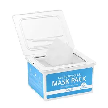 LIRR Day by Day Quick Refillable Mask Pack Hyaluronic Acid, 30 sheets, 1 pack