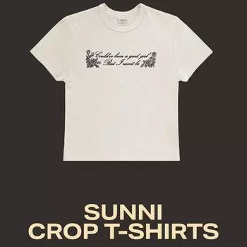 LISA 1-й альбом ALTER EGO POP-UP SUNNI укороченные футболки S size