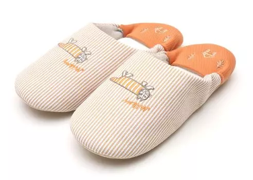 Lisa Larson Mikey Babouche Larson Slippers Babouche Room Shoes [LISA LARSON] [Lisa Cute] (Orange, M) оранжевый