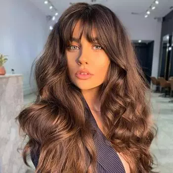 LiSi HAIR Длинный омбре Светло-серый коричневый золотой волнистый парик Косплей Вечеринка Женский повседневный синтетический парик Высокоплотное устойчивое к высоким температурам волокно