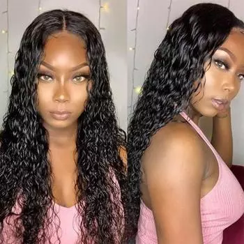 LISI HAIR Синтетические длинные глубокие волнистые парики для чернокожих женщин Афро-кудрявые вьющиеся парики для девочек Термостойкие парики для косплея для вечеринок