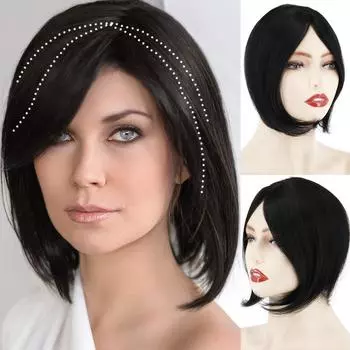 LISI HAIR женские натуральные короткие волосы, заколка для наращивания волос на голове, чтобы покрыть выпадение волос, белые волосы, парик из синтетического волокна, ежедневное использование