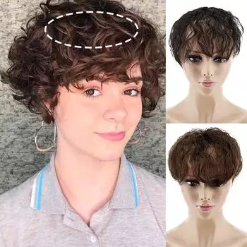 LISI HAIR женский натуральный парик 3D Air Hair Extensions искусственная заколка для волос на шиньон чистый цвет парики из высокотемпературного волокна повседневная одежда