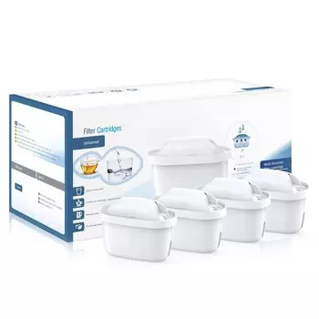 Lispike очиститель воды Brita сменный картридж картридж водоочиститель горшок водоочиститель фильтр картридж высокая степень очистки набор из 4 [BRITA