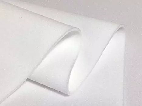 Лист губчатой ткани из уретана с отскоком 4 мм 50 x 40 см [Низкое пенообразование] (белый густой)