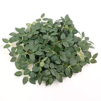 Лист розы DIY Материал ручной работы Материал для декорации сцены Пакет материалов Лист Цветок Имитация цветка Букет зелёный