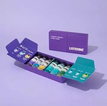 Listerine Портативный ополаскиватель для полости рта, стартовая упаковка 100 мл