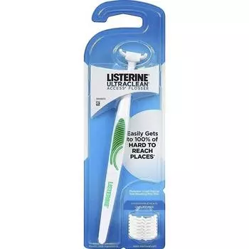 Listerine Ultra Clean Access Flosser Сменные насадки для нити, 8 штук, 1 шт.