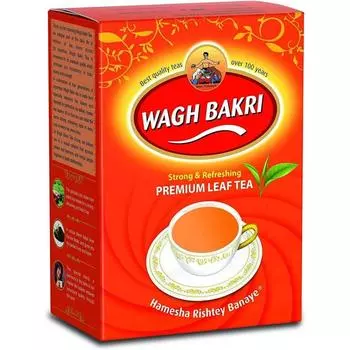 Листовой чай Wagh Bakri в картонной упаковке, 250г