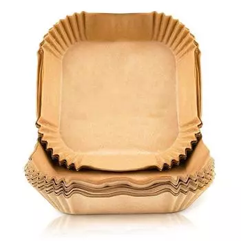 Листы для фритюрницы 7,9 дюйма большого размера, квадратные, антипригарные, жиронепроницаемые, бумажные листы, пергамент для фритюрницы, масло для COSORI Ninja CHINA