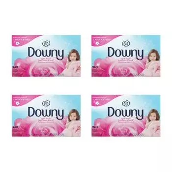Листы для сушки тканей Downy April Fresh, 240 листов x 4 упаковки, всего 960 листов
