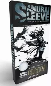 Листы JINSELF без самурайского рукава 3 тисненых черных цветных карточных обложки, игровая обложка, коллекционная карточка персонажа, 66 x 91 мм, прозрачная [150 эскиз] (Отлично / чистый