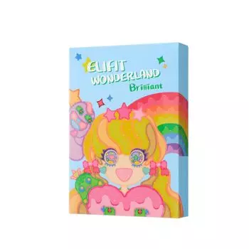 Листы маски ELIFIT WONDERLAND Brilliant Mask Pack Для тусклой кожи, вызванной Осветляющая маска, которая придает коже сияющий блеск Ниацинамид [Официальный] 10/5