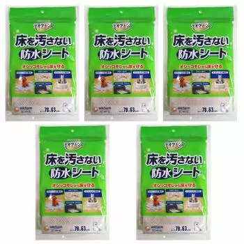 Листы Unicharm Pet 5 x 5, которые не оставляют пятен на полу, белый