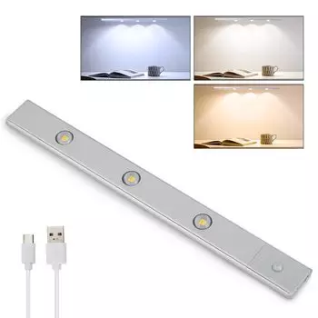 Litake LED Sensor Indoor Motion USB Color Sensing Bar 1 шт. Свет, Датчик, Датчик Света/Темноты, Перезаряжаемый, 3-уровневый тон, Наклеиваемый, Маленький,