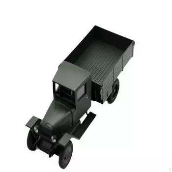 Литая модель грузовика с откидным механизмом, макет сцены, украшение рабочего стола, бронированный грузовик для детей