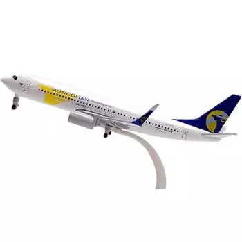 Литая модель самолета 20см, 20_28 Монгольские авиалинии B737, популярные корейские игрушки, популярные корейские игрушки