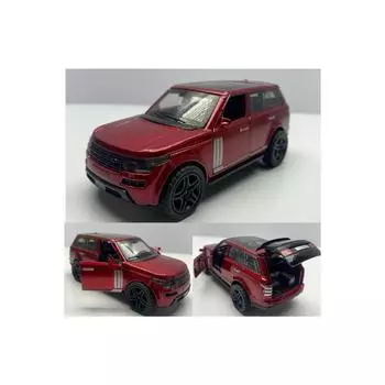 Литая под давлением металлическая игрушечная машина Range Rover Jeep 10 см, модель автомобиля с открывающимся багажником