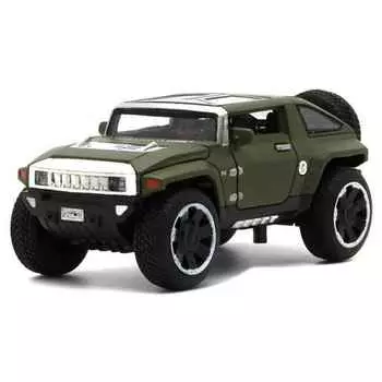 Литая под давлением модель автомобиля Hummer HX 1/32, игрушка из сплава с подсветкой и звуком, подарки для детей 1/32-Size:13.5*6*5cm