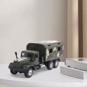 Литая под давлением модель автомобиля, игрушечный транспорт с откатным механизмом, модель грузовика в масштабе 1/43 для мальчиков и девочек