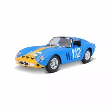 Литая под давлением модель Ferrari 250 GTO в масштабе Бураго, синяя, 1/24 18-26305 - -