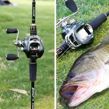 Литейные катушки 6,3:1, левая/правая, с магнитным тормозом, рыболовная катушка из углеродного волокна, тормозное колесо Left Hand