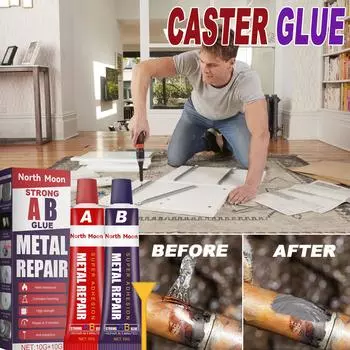 Литейный клей Клей AB Клей для промышленного ремонта, устойчивый к высоким температурам клей для металлов Прочная электросварка резервуара для воды и резервуара для масла